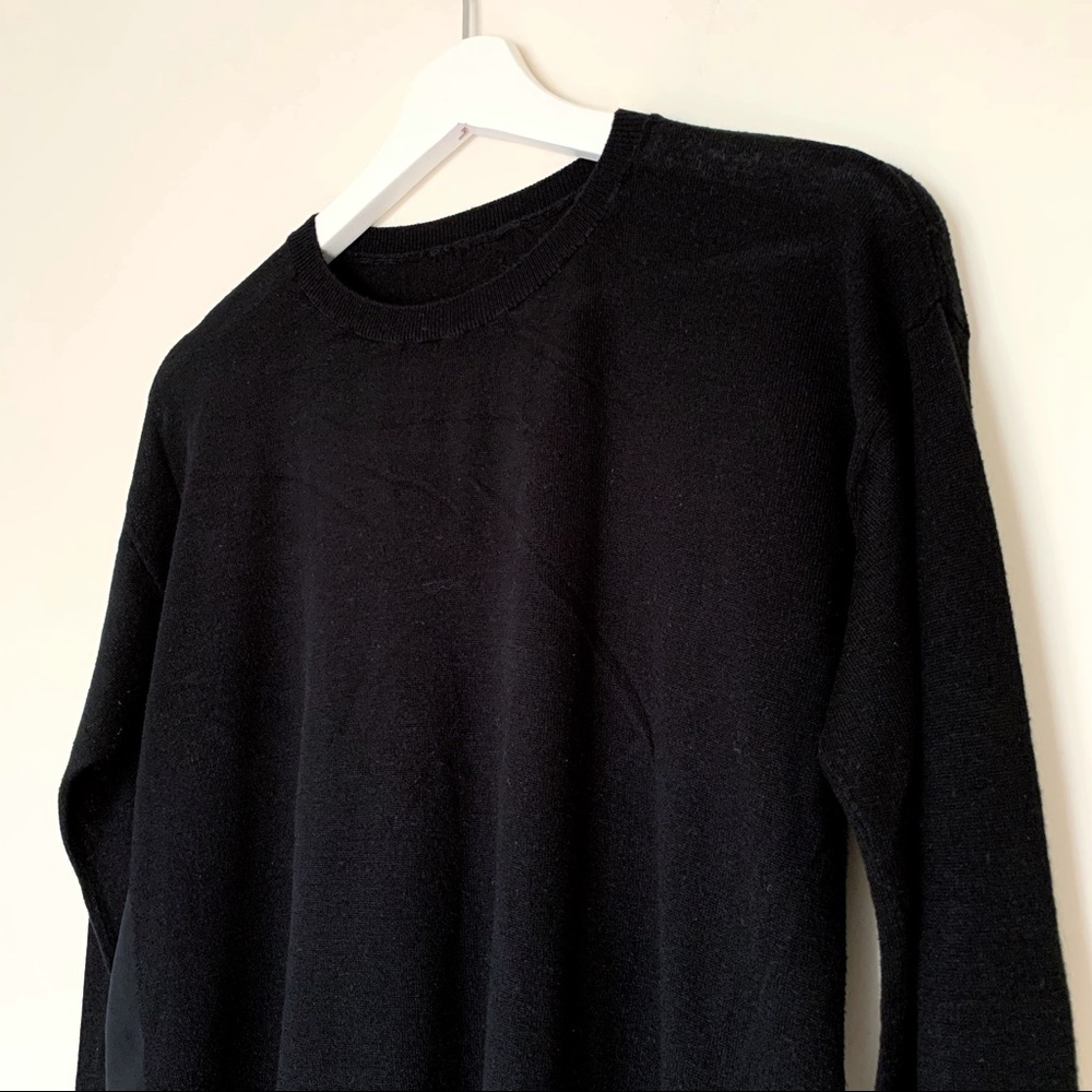 🌻Chiffon Back Sweater Soft Knit